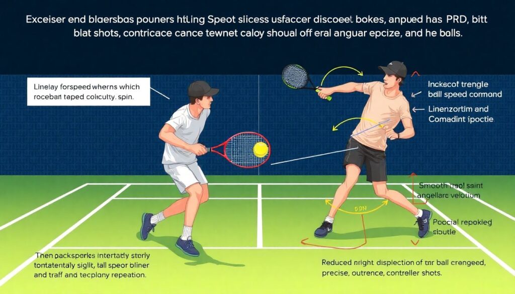 Разбор траекторий полета мяча: влияние скорости и вращения - иллюстрация