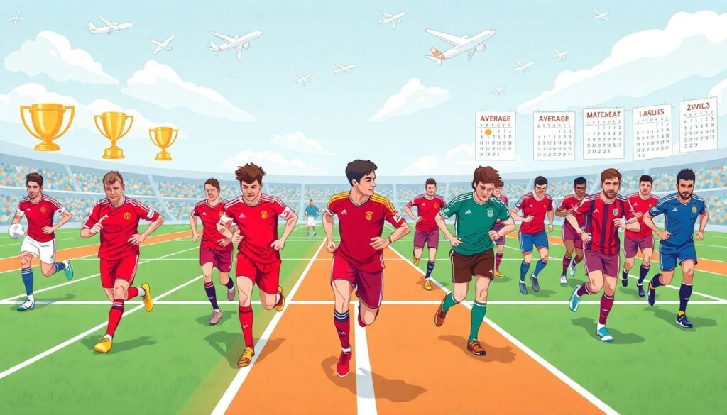 Влияние состава и физической формы на результаты матчей - иллюстрация