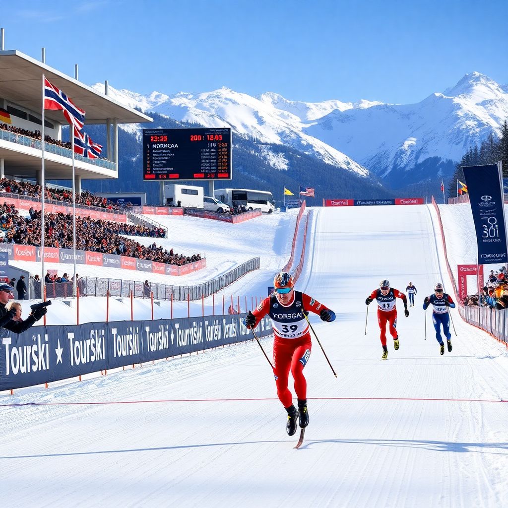 Тур де Ски в Тоблахе: Йоханнес Клебо и Кристин Скистад выигрывают спринт