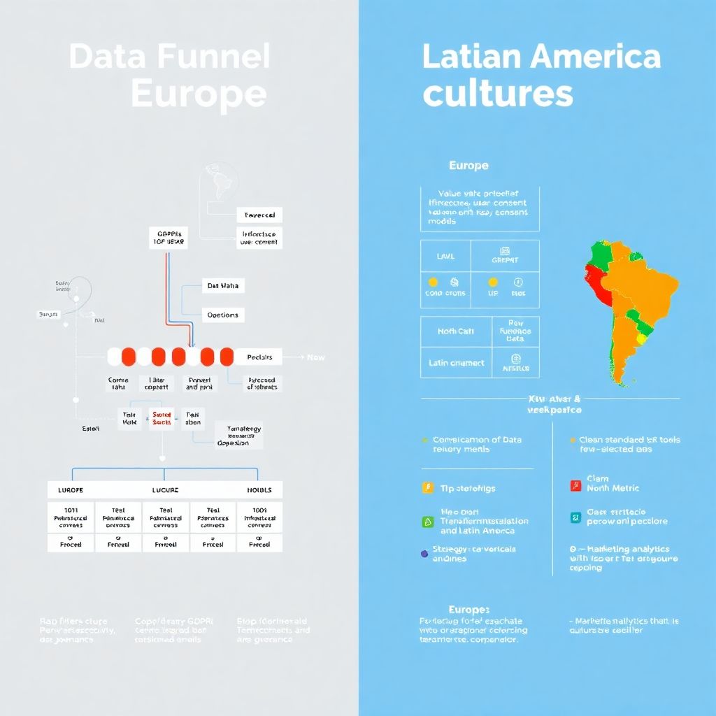 Сравнение европейских и латиноамериканских подходов к аналитике данных