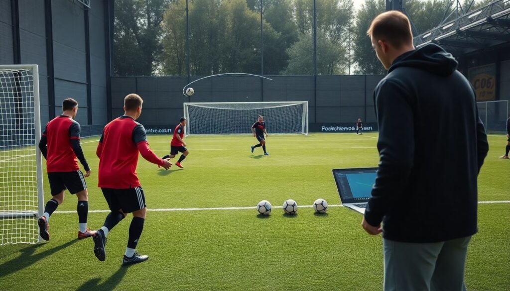 Как использовать траектории полета мяча для подготовки к матчам - иллюстрация