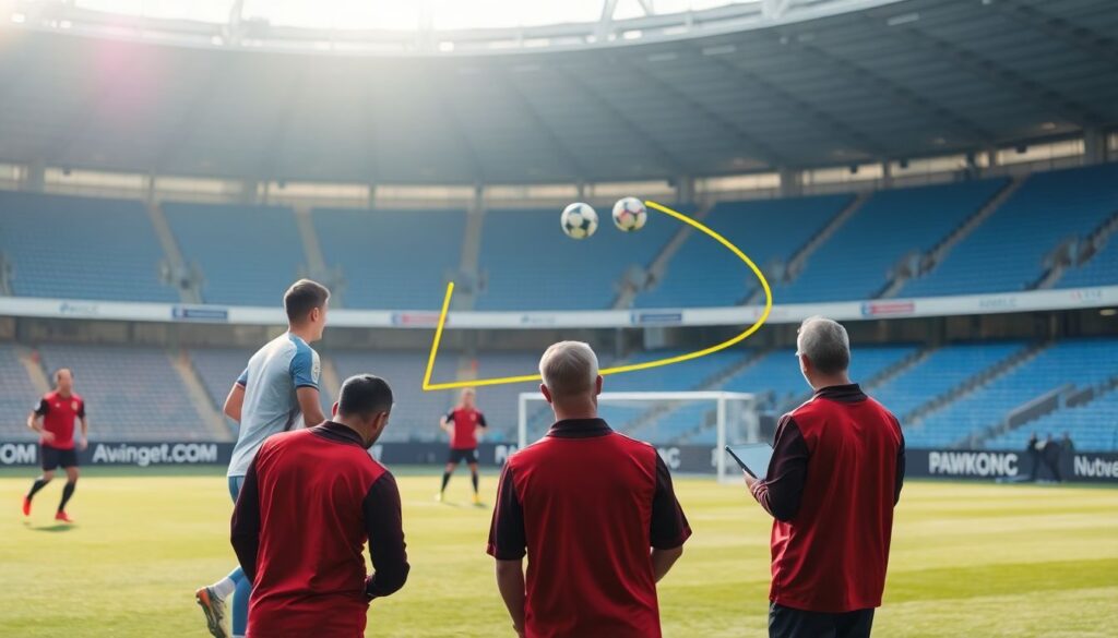 Как использовать траектории полета мяча для подготовки к матчам - иллюстрация