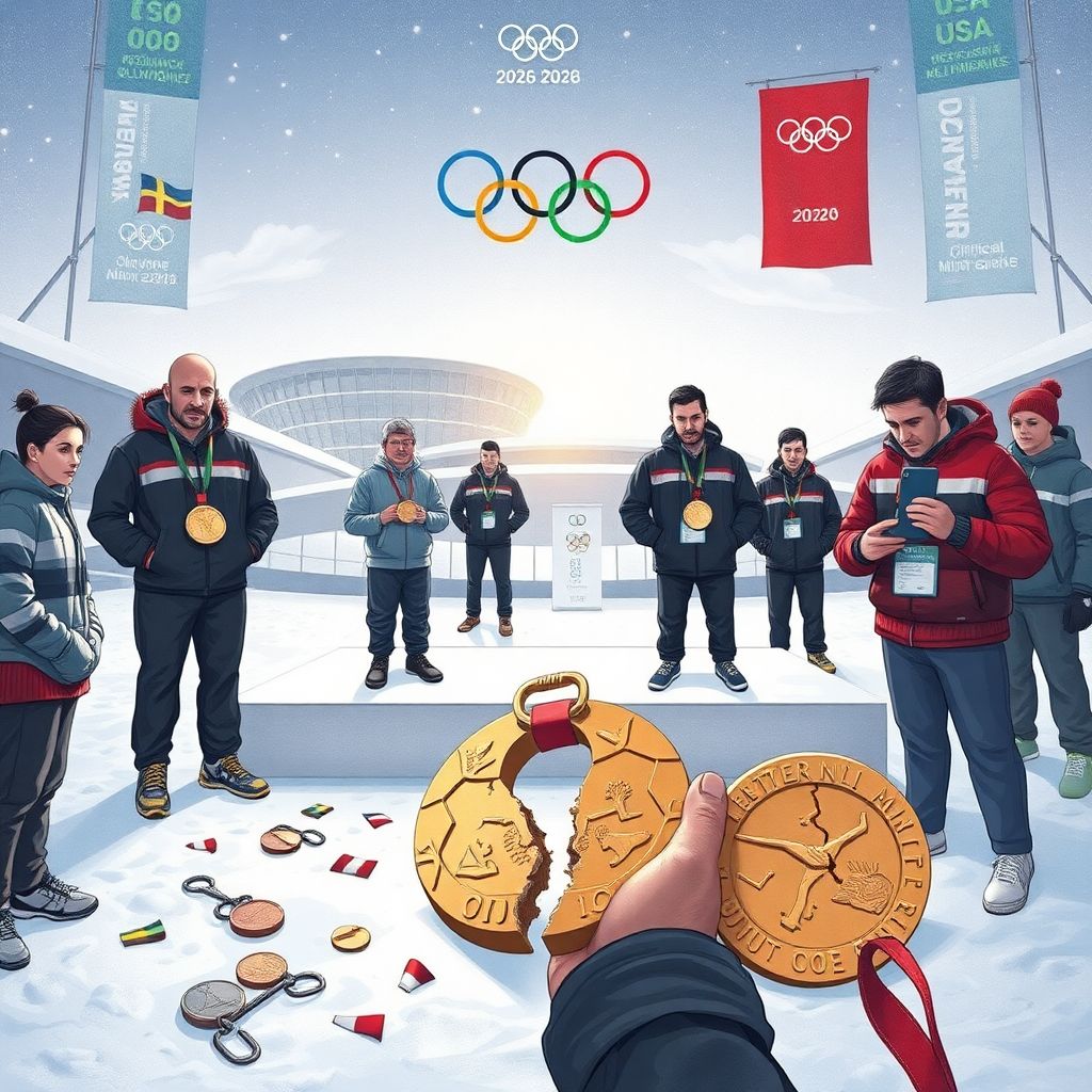 Медали Олимпиады‑2026 рассыпаются: как эко‑дизайн стал провалом