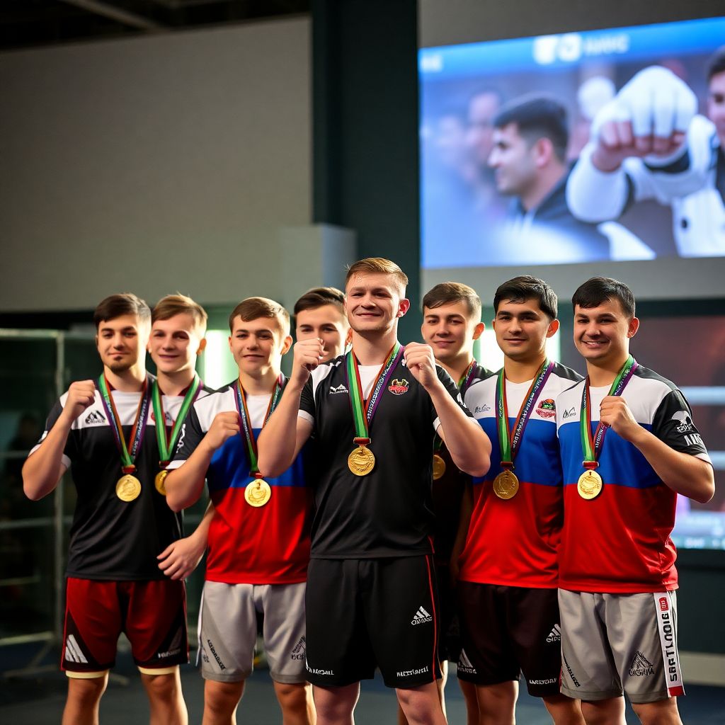 Сборная России по ММА выиграла юношеский чемпионат мира с 14 золотыми медалями