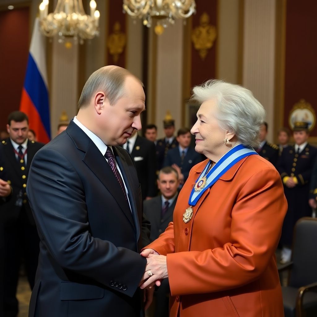 Путин наградил Тамару Москвину орденом Почёта за вклад в фигурное катание